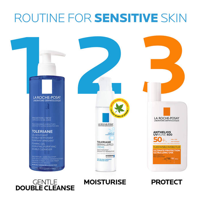 La Roche Posay Toleriane Gel Moussant Double Nettoyant