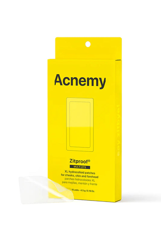 Acnmey ZITPROOF® MULTIZITS Patches XL me hidrokoloid per faqet, mjekren dhe ballin 10 Copë