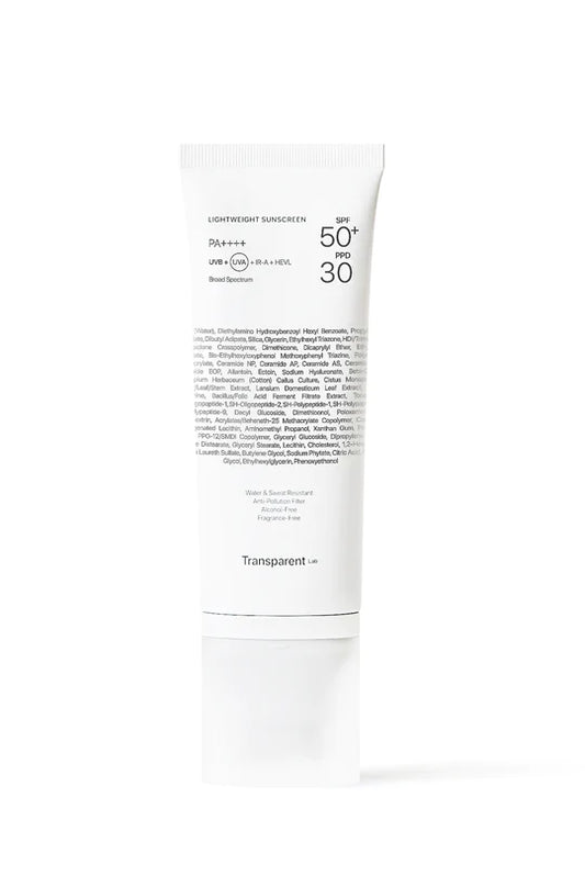 Transparent Lab LIGHTWEIGHT SUNSCREEN SPF50+ SPF 100ml